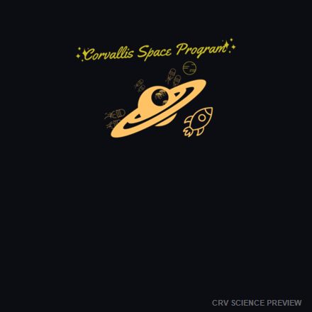 Corvallis Space Program - Bella Canvas T-Shirt artwork