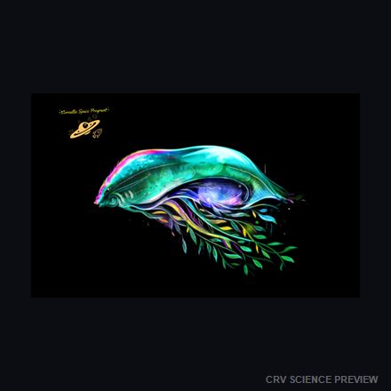 Space Jelly Flag - Black artwork